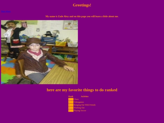 aboutme screenshot