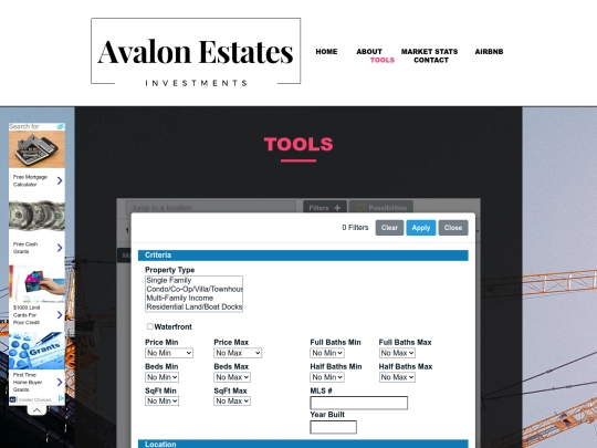 tools screenshot