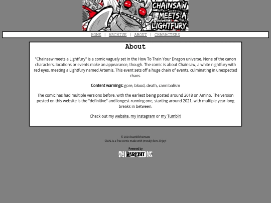 CMAL/about screenshot