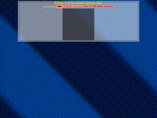test/dithering screenshot