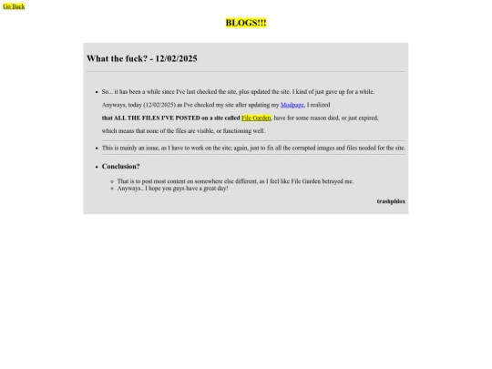 blogs screenshot