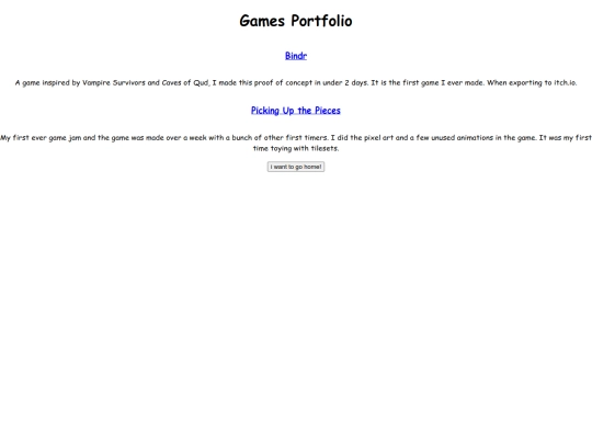 games screenshot