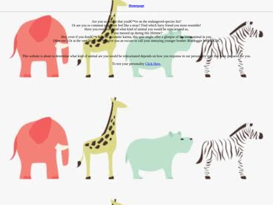 animal/html screenshot