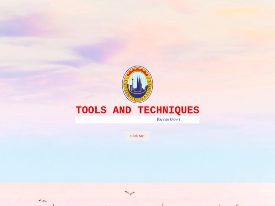 tools and technique screenshot