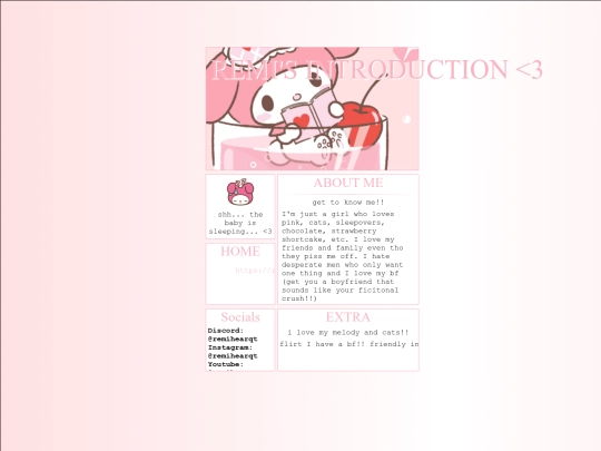 aboutme screenshot