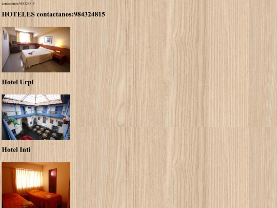 hoteles screenshot
