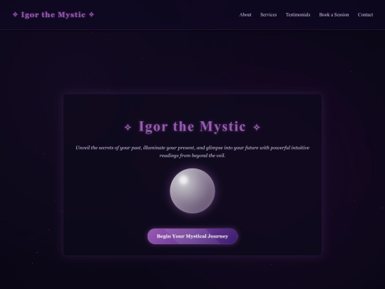 tarotreadings screenshot