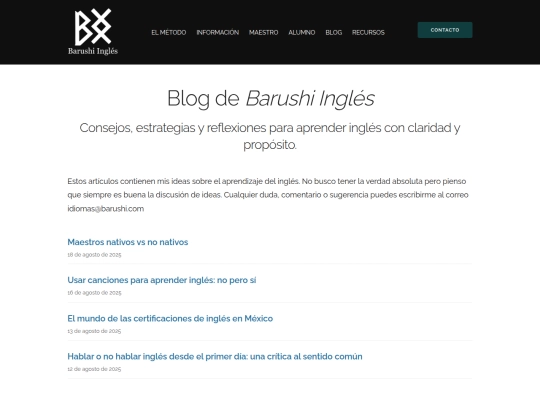 eslblog/indexblog screenshot