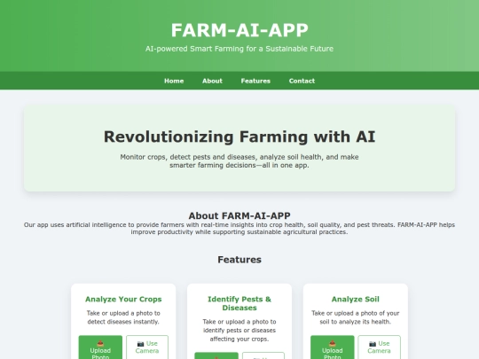 crop monitoring screenshot