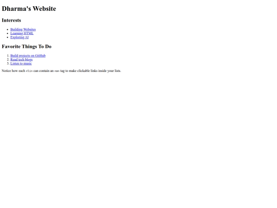 index screenshot