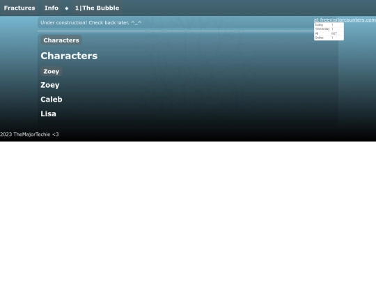info screenshot