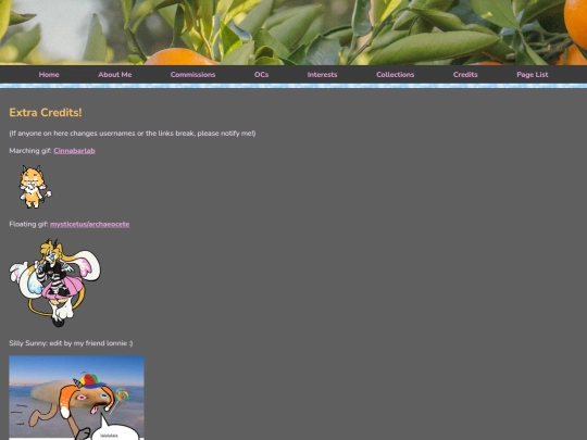 credits screenshot