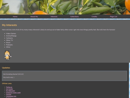 interests/interestshome screenshot