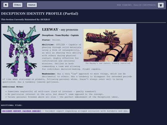 ocs/tf/cons/leewayhub screenshot