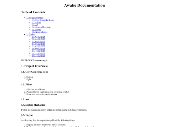 awake screenshot