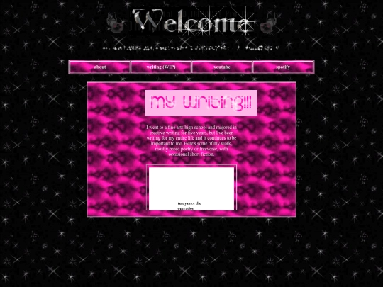 writing screenshot