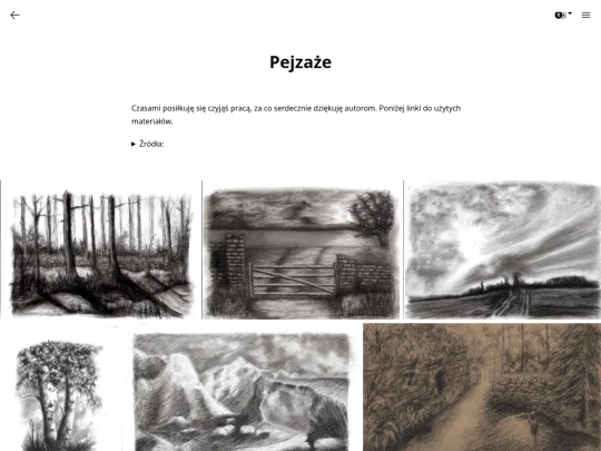pl/charcoal-drawing/landscapes screenshot