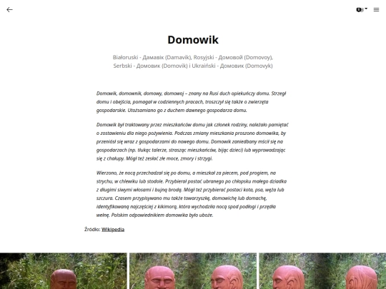 pl/wood-carving/domowik screenshot