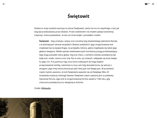 pl/wood-carving/svetovit screenshot
