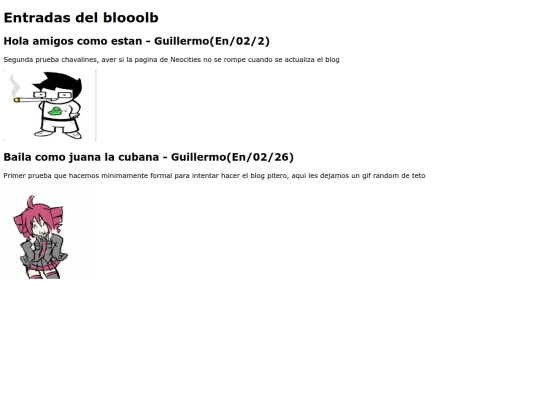 blog screenshot