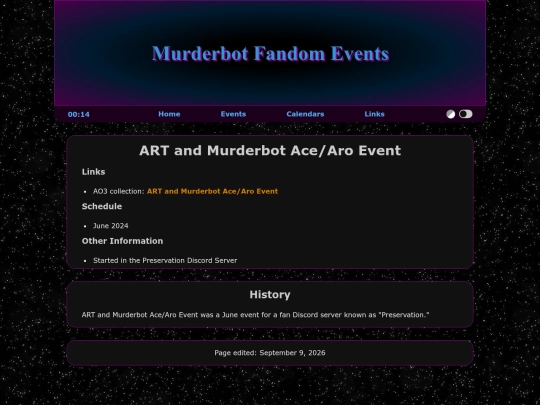 events/ARTmbAAAEvent screenshot