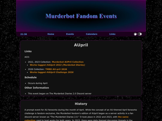 events/aupril screenshot