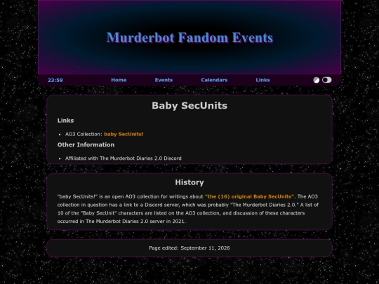 events/baby-secunits screenshot
