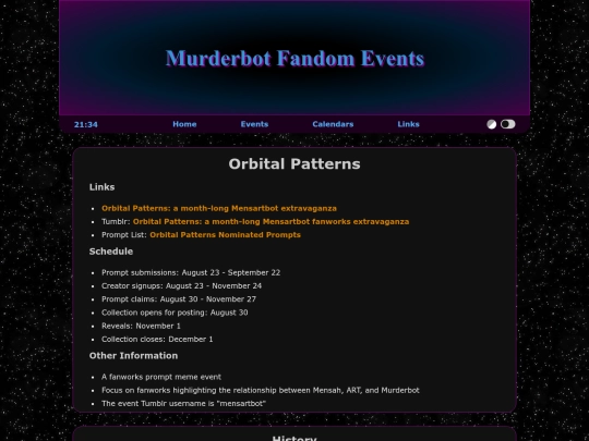 events/orbital-patterns screenshot