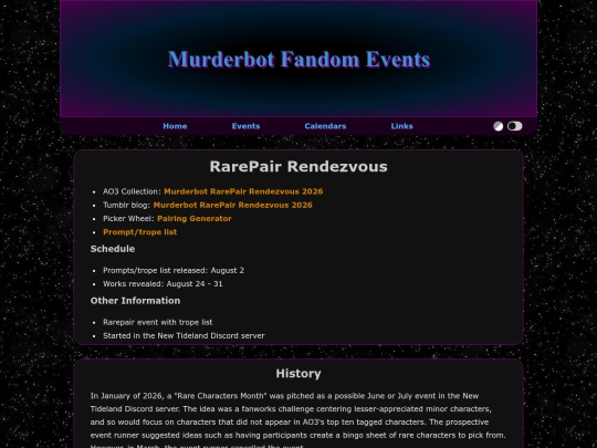 events/rarepair-rendezvous screenshot
