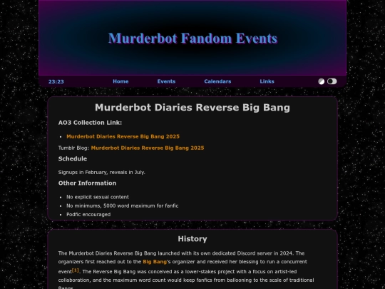 events/reverse-big-bang screenshot