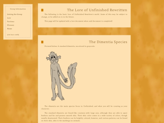 lore screenshot