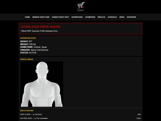 roster/roster-profile-template screenshot