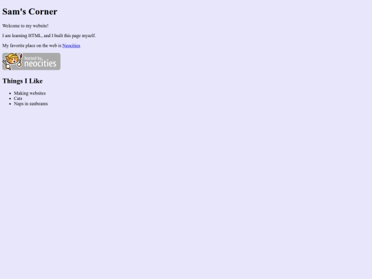 index screenshot