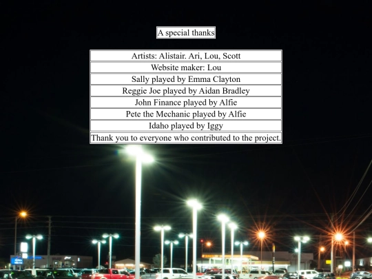 sites/credits screenshot