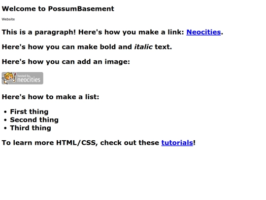 index screenshot