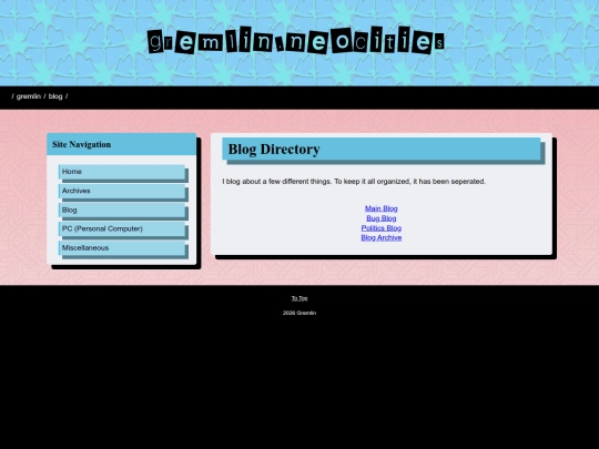 blog screenshot