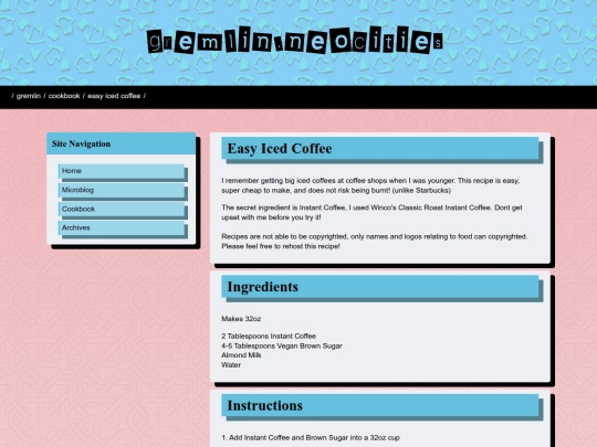 cookbook/beverages/instant-iced-coffee screenshot