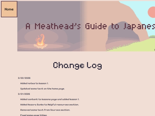changelog screenshot