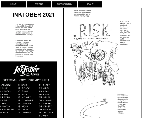 inktober screenshot