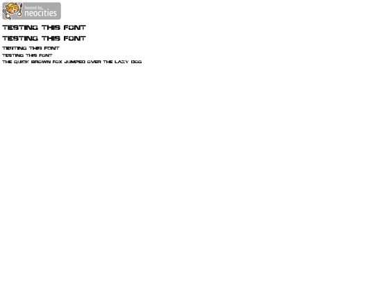 testpage screenshot