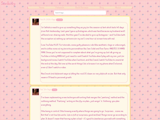 blog screenshot