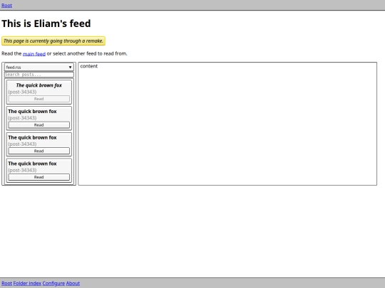 feed screenshot