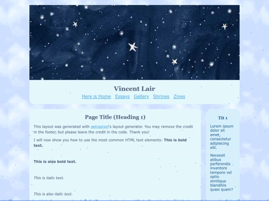 index screenshot
