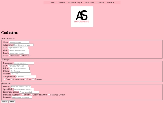 cadastro screenshot