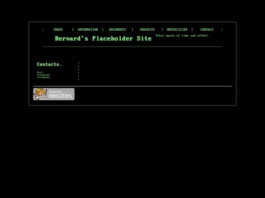 webpages/contact screenshot