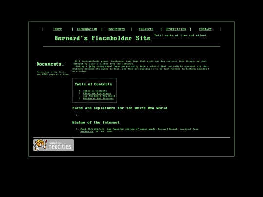 webpages/documents screenshot