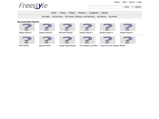 playlists screenshot