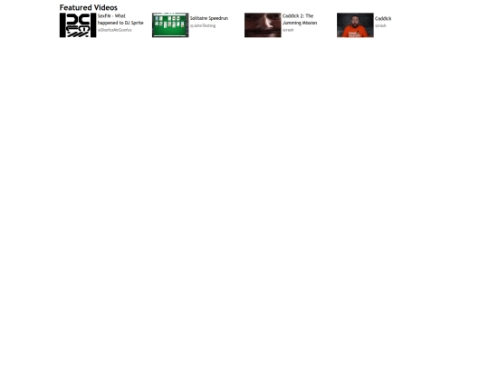 thumbnail/featuredvideos screenshot