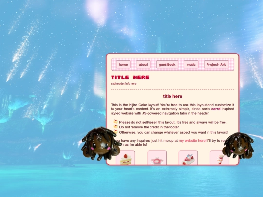 nijirocake screenshot