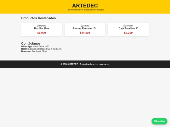 index screenshot